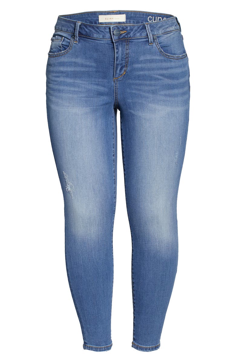 SLINK Jeans Ankle Denim Leggings, Alternate, color, Hazel