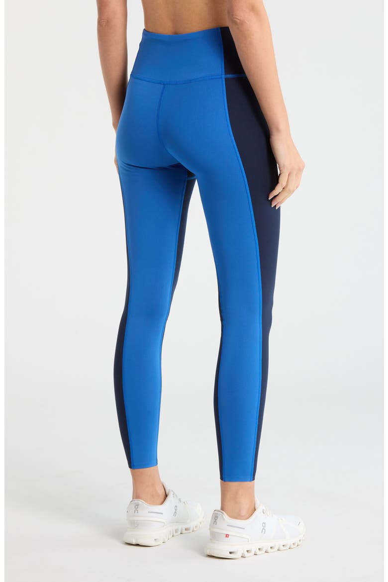 Colorblock Crop Leggings, Alternate, color, NAVY BLUE/ LADIGUE