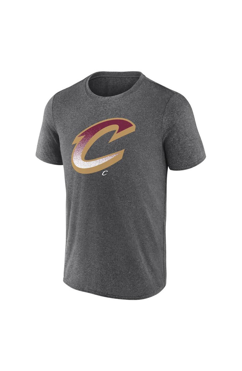 FANATICS Men's Fanatics Heather Charcoal Cleveland Cavaliers Iconic Overtime T-Shirt, Alternate, color, 