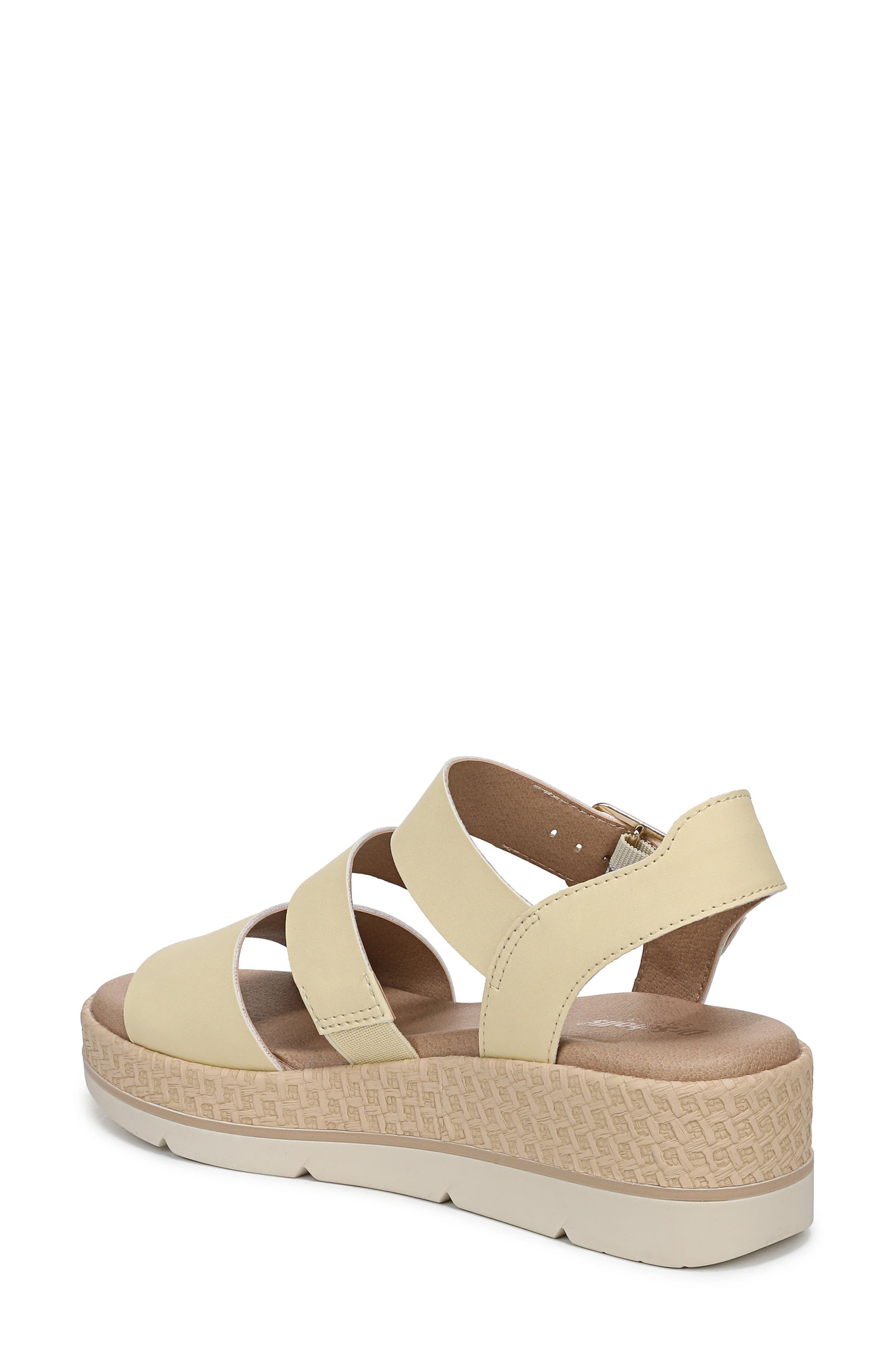 Dr. Scholl's Once Twice Platform Wedge Sandal, Alternate, color, Butter Yellow