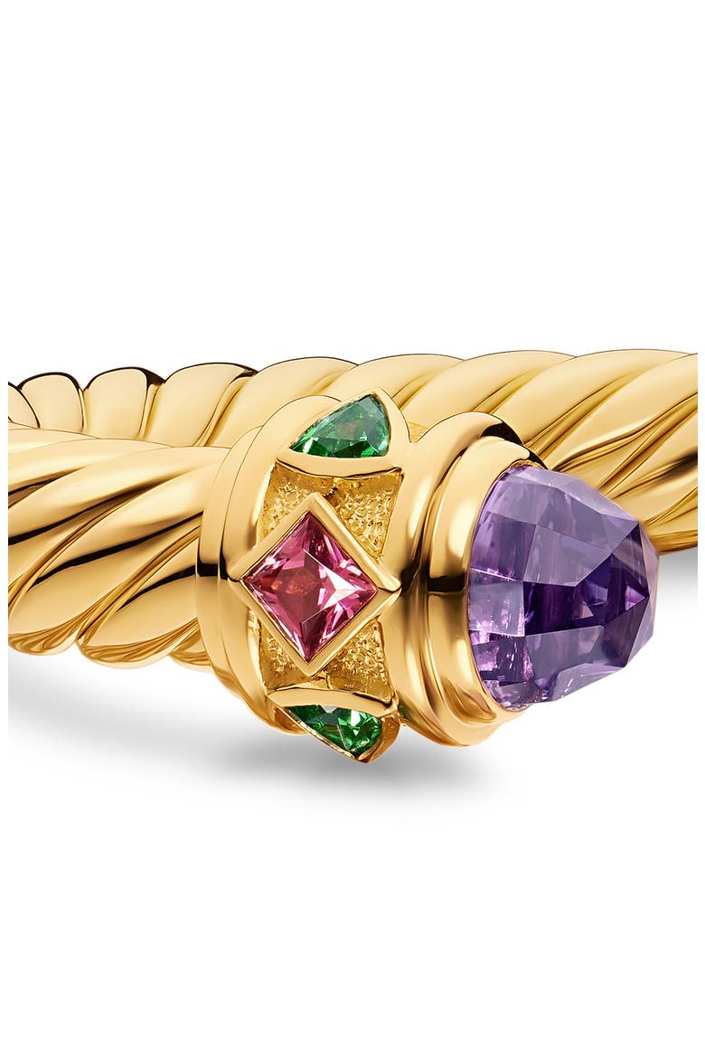 Renaissance Bracelet with Semiprecious Stones, Alternate, color, AMETHYST