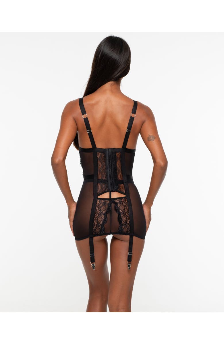One Empire Alba Bodysuit, Alternate, color, Black
