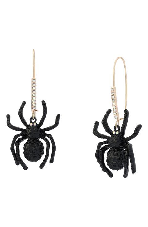 Spider Drop Earrings