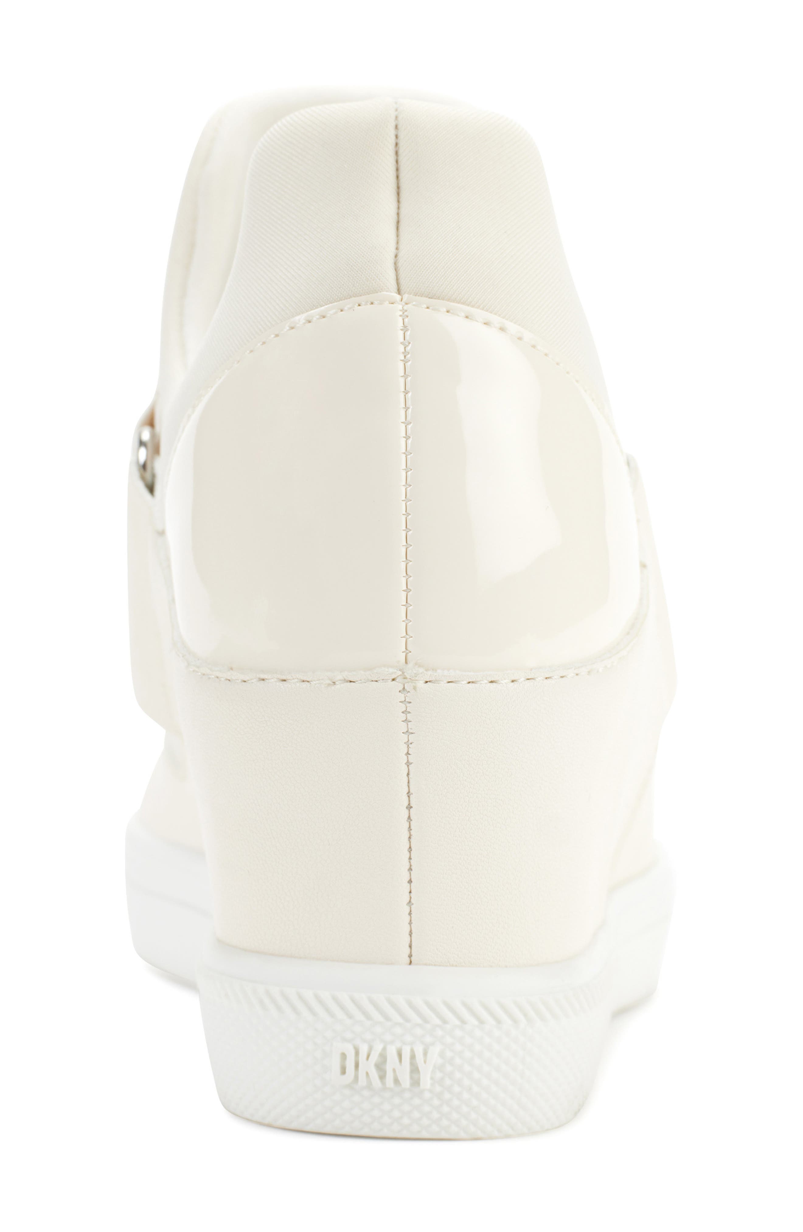 DKNY Cosmos Wedge Sneaker, Alternate, color, Egg Nog