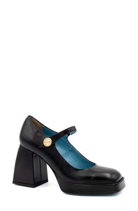 Piuma Mary Jane Platform Pump
