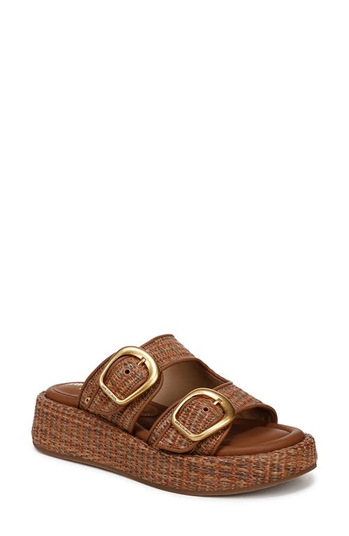 Sam Edelman Nerissa Two-strap Platform Sandal In Cuoio