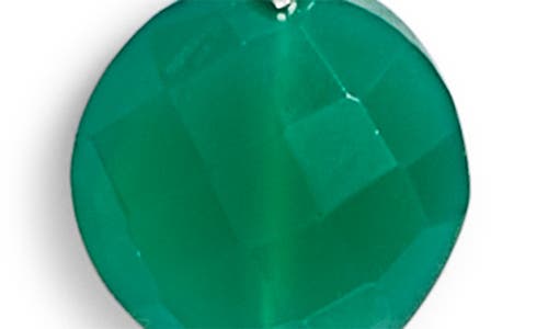 Nashelle Gwyneth Semiprecious Toggle Necklace In Silver