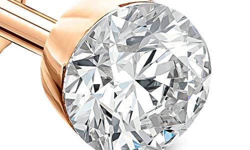 Maria Tash Invisible Set Diamond Single Stud Earring In Gold