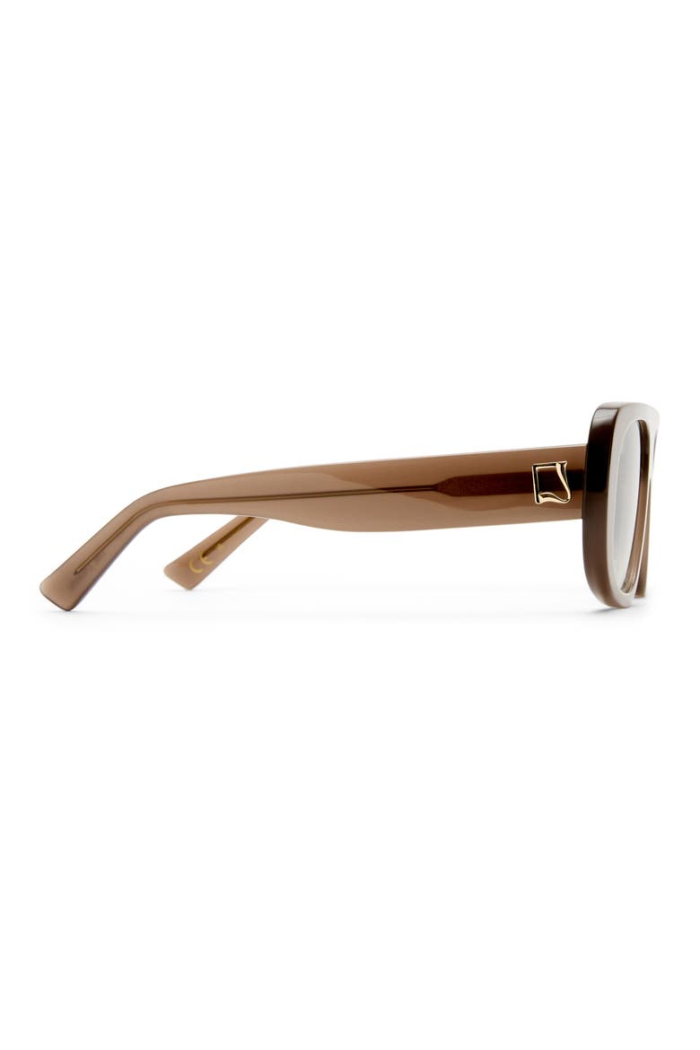 The Dionne 55mm Aviator Sunglasses, Alternate, color, MUSHROOM