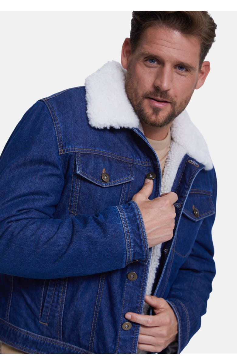 Furniq UK Jonathan Jean Jacket, Alternate, color, Dark Blue
