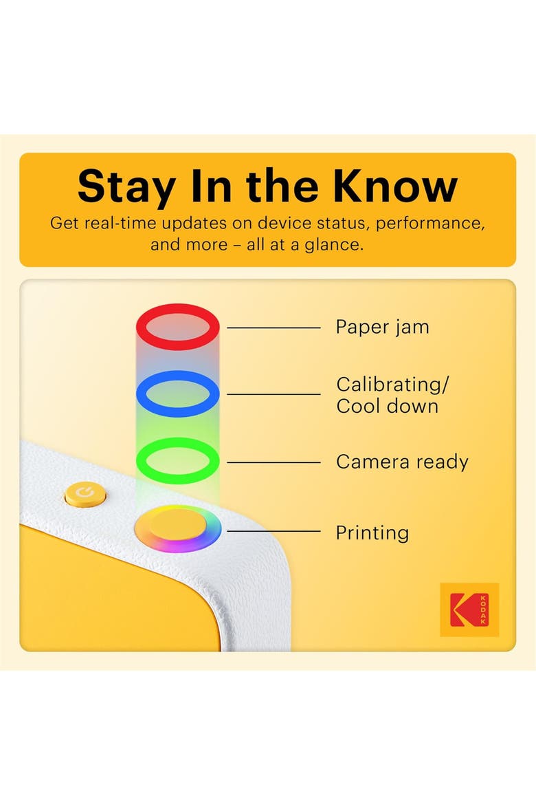 Printomatic+ Camera Bundle w/ Zink Paper, Alternate, color, Yellow