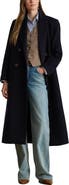 Lauren Ralph Lauren Wool Blend Double Breasted Coat