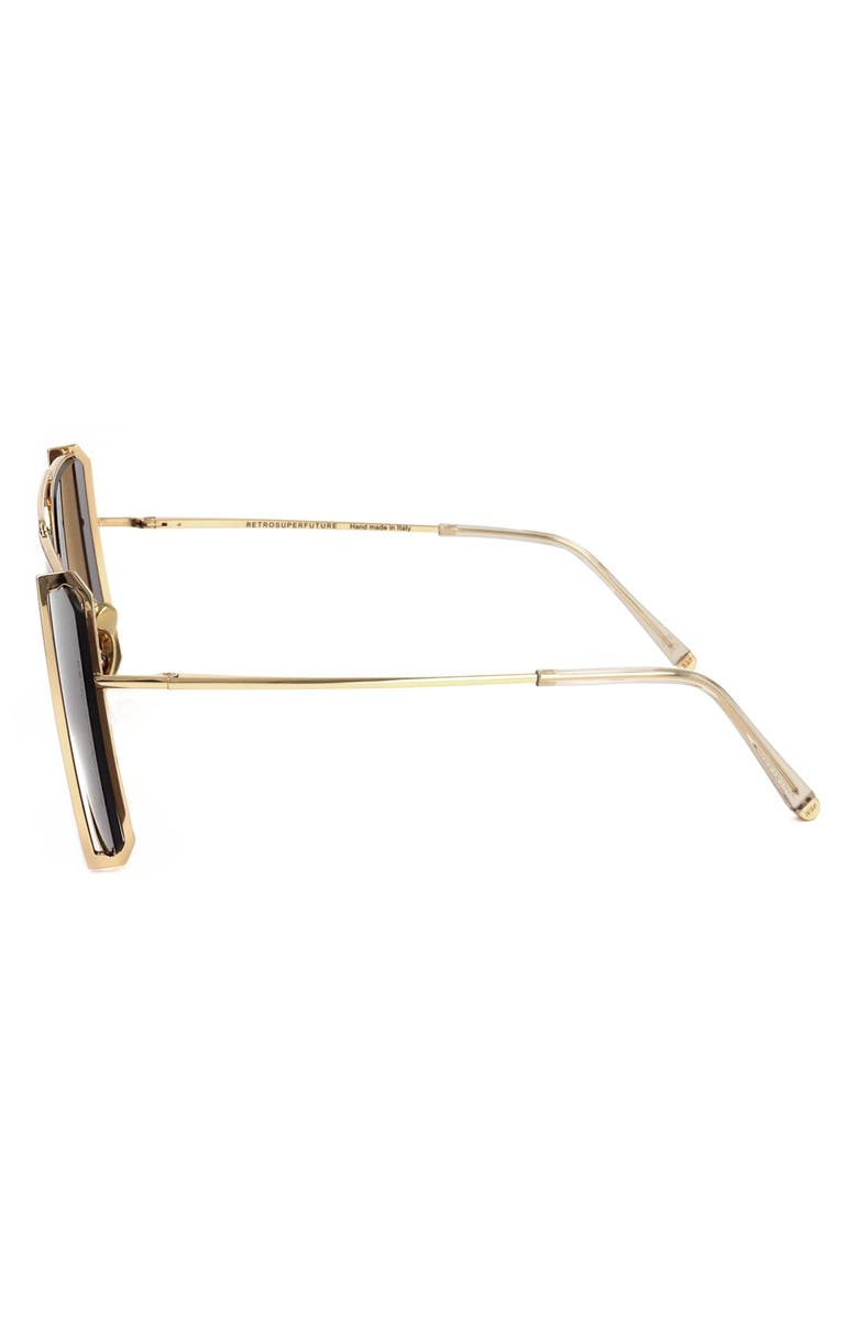 SUPER by RETROSUPERFUTURE<sup>®</sup> 69mm Mask Sunglasses, Alternate, color, Gold