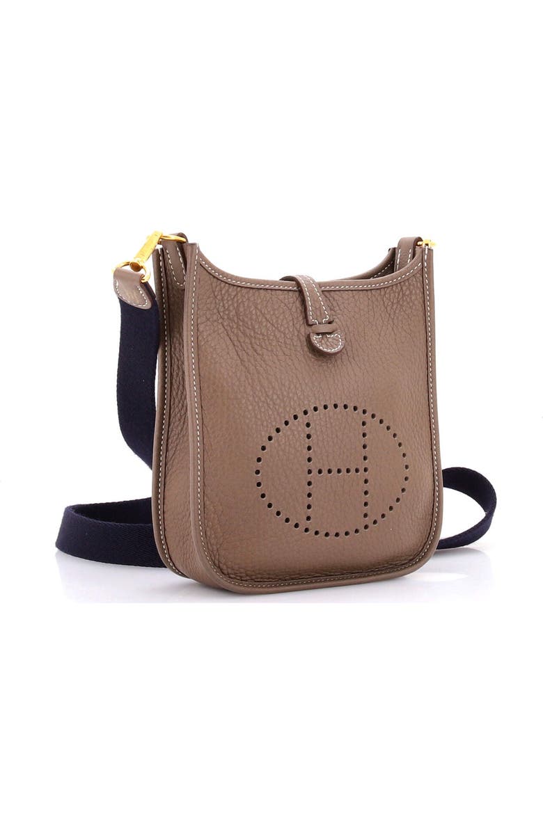Pre-Owned Hermes Evelyne Bag Gen III Clemence TPM, Alternate, color, Etoupe