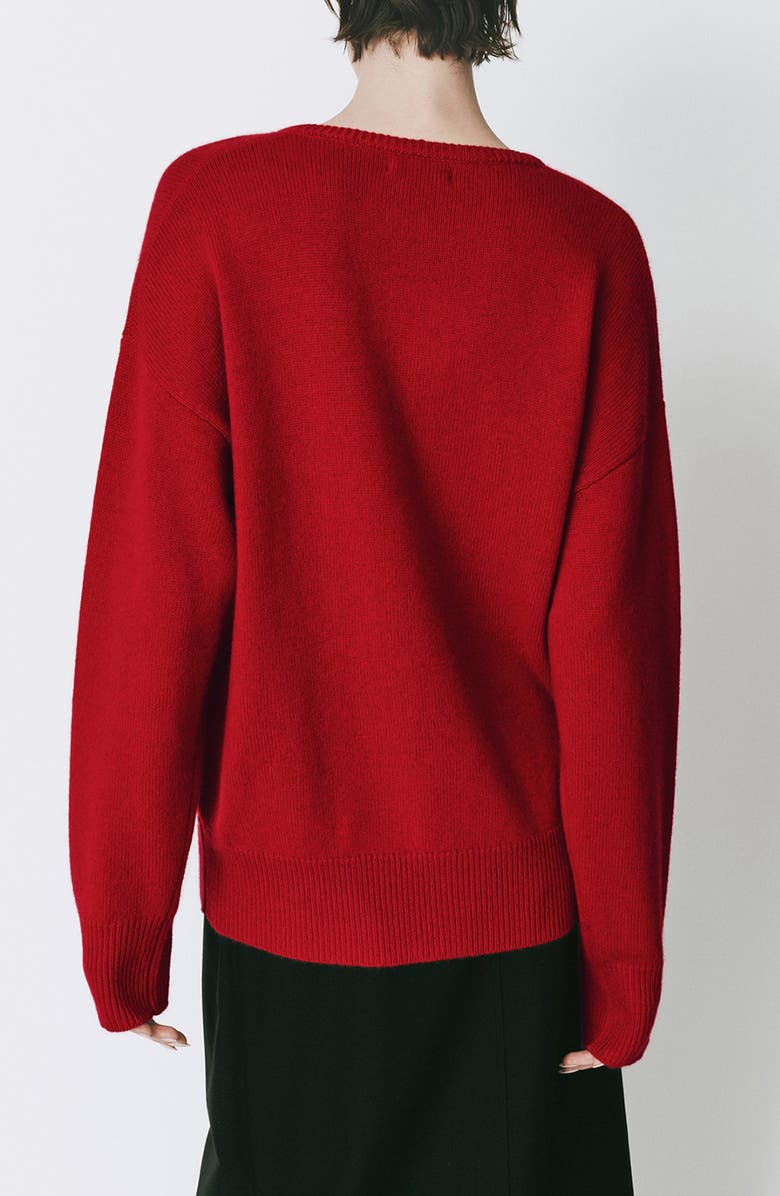 RUE SOPHIE Coquelicot Oversize Wool & Cashmere Sweater, Alternate, color, 