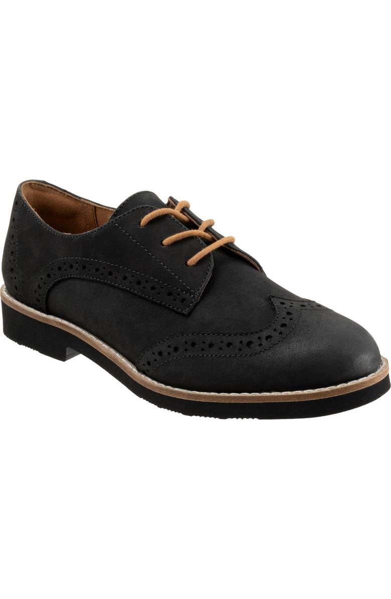 SoftWalk<sup>®</sup> Willet Wingtip Derby, Main, color, Black Nubuck