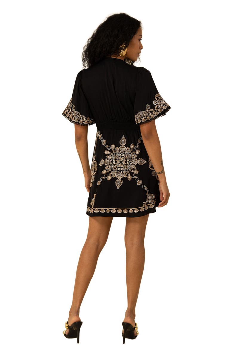 Hale Bob Elora Embroidered Dress, Alternate, color, 