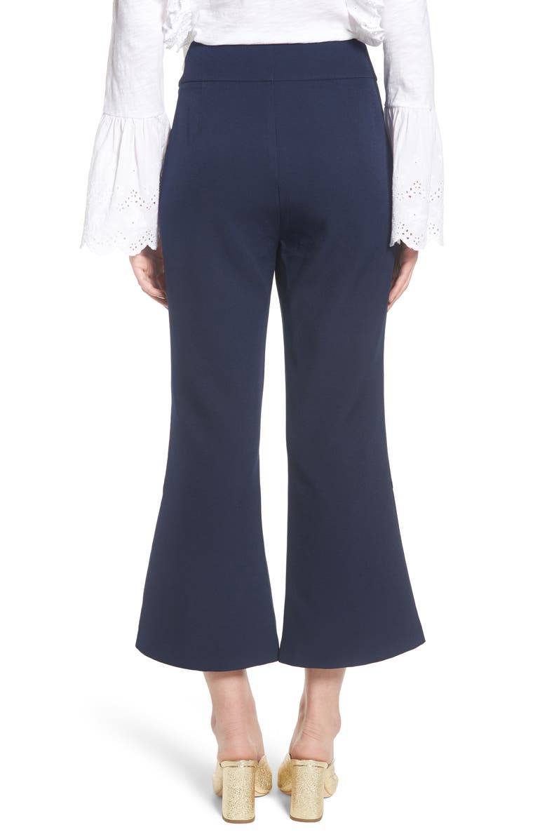 LOST INK High Waist Crop Flare Pants, Alternate, color, 