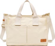 New Amsterdam Leatherworks Zinia Canvas Satchel