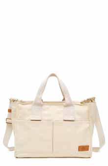 New Amsterdam Leatherworks Zinia Canvas Satchel