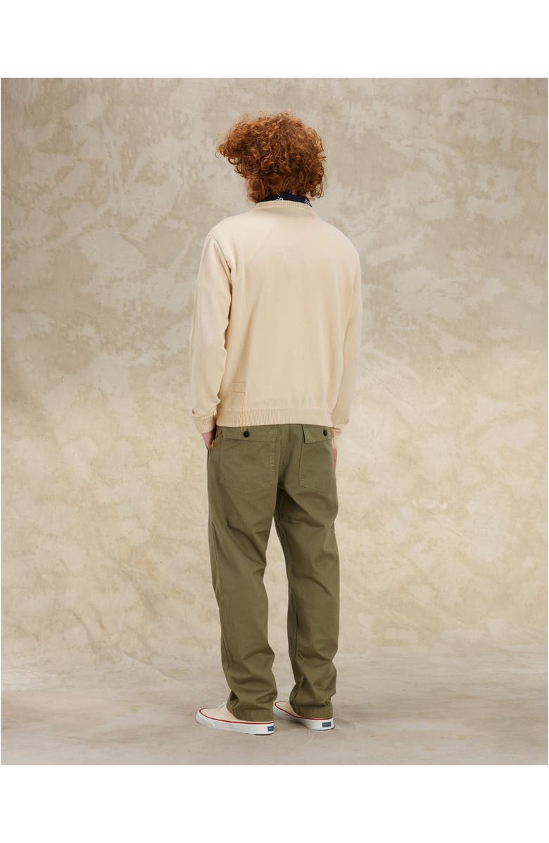 Fortela Rover Cotton Crewneck Sweater, Alternate, color, Natural