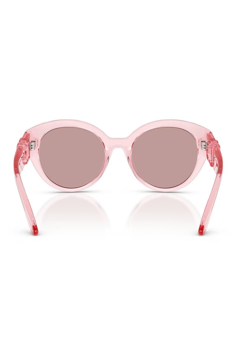 Kids' 47mm Small Butterfly Sunglasses, Alternate, color, PINK / VIOLET MIRROR SILVER