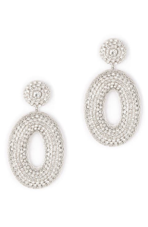 Odeya Crystal Drop Earrings