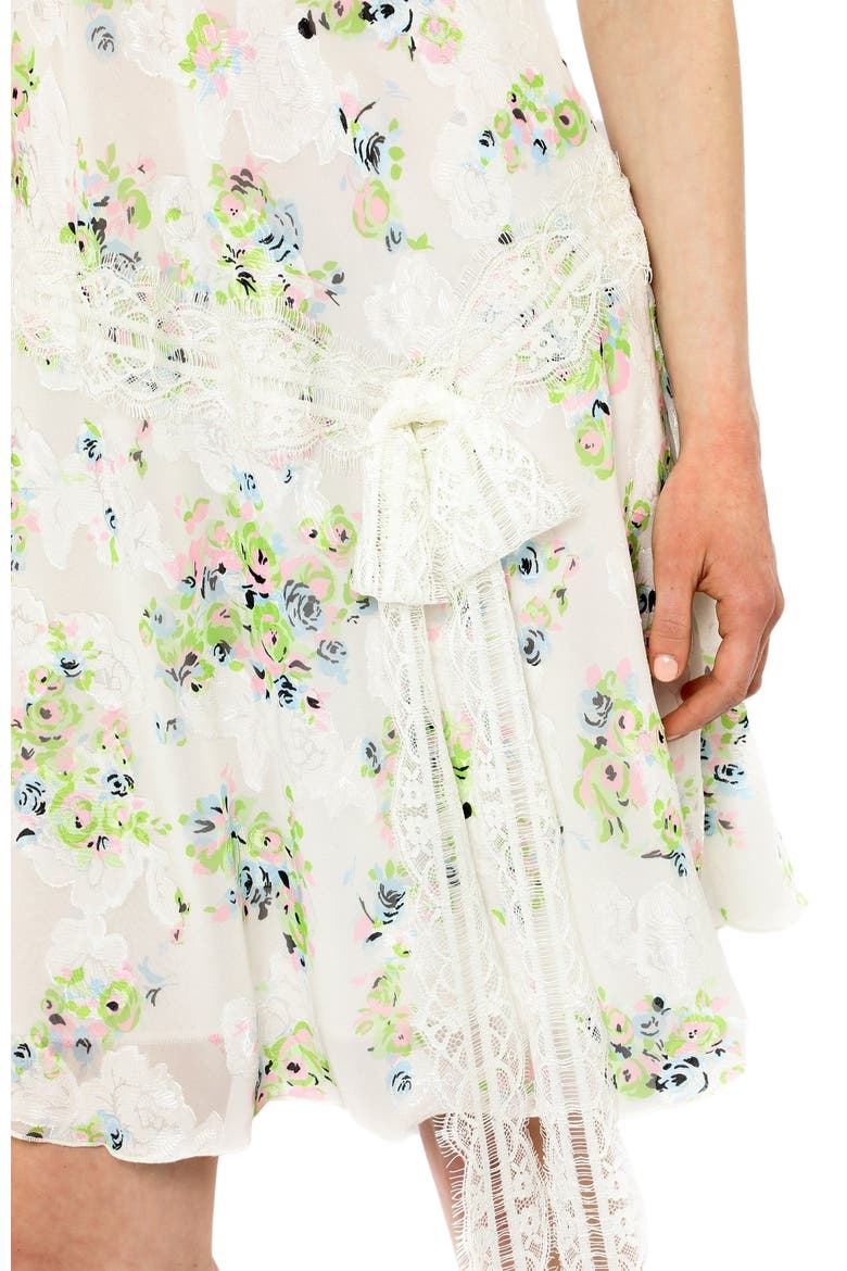 Rosies Posies Chiffon Slip Dress, Alternate, color, Baby Blue Multi