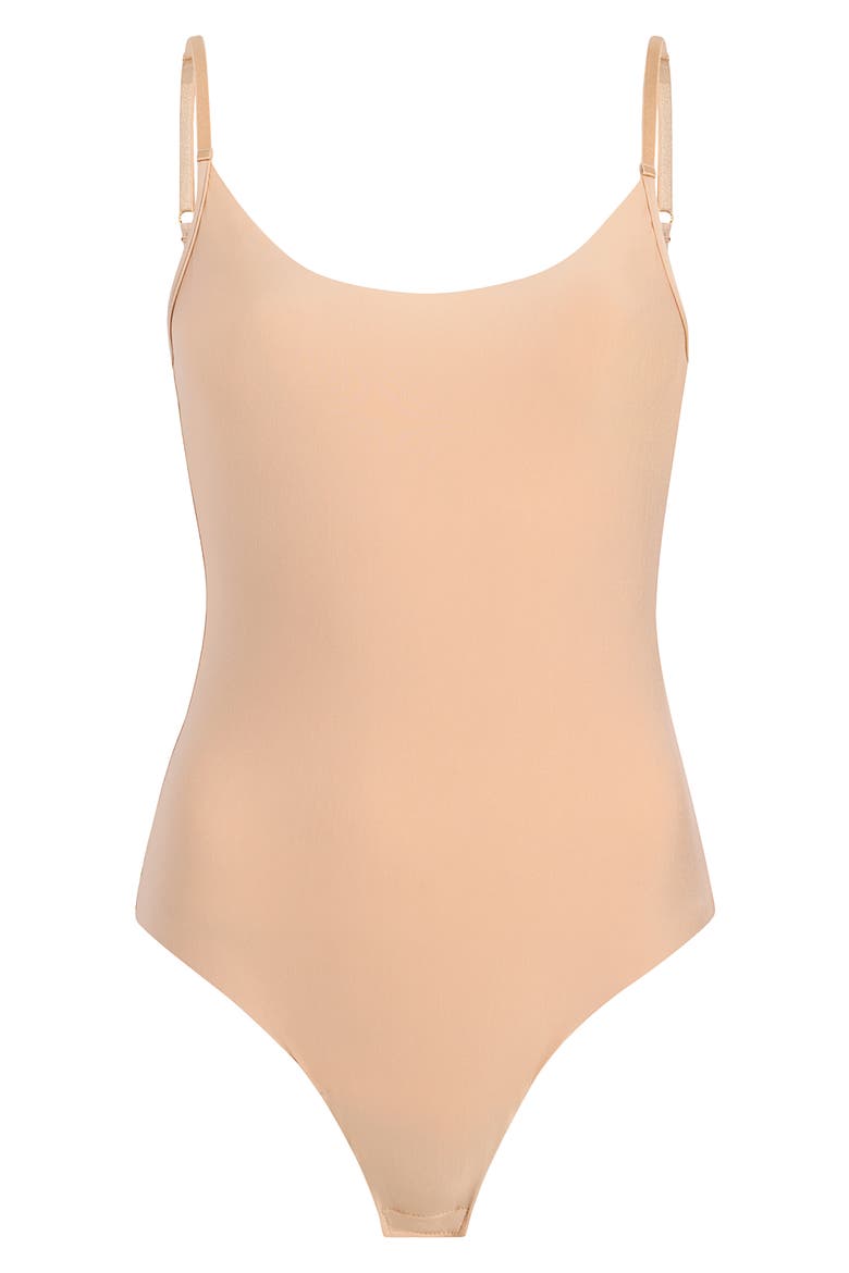 Butter Cami Bodysuit, Alternate, color, BEIGE
