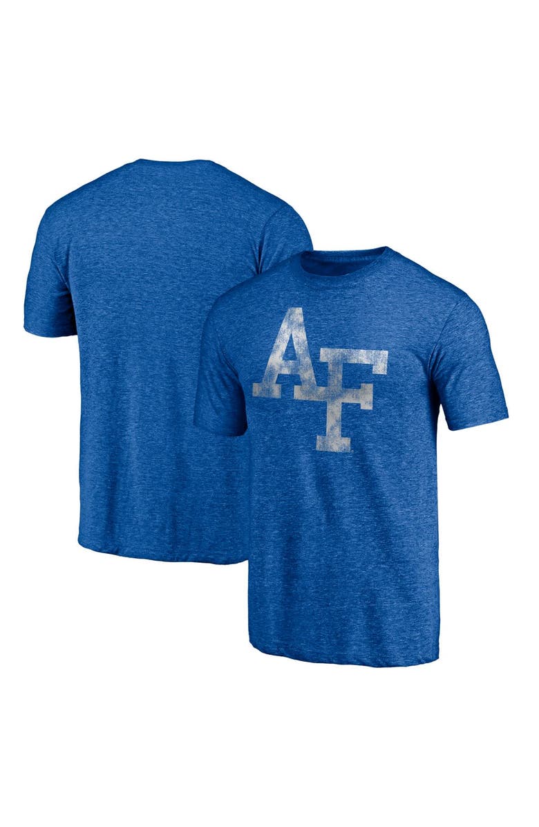 Fanatics MTO Label Men's Royal Air Force Falcons Classic Primary Tri-Blend T-Shirt, Main, color, Royal