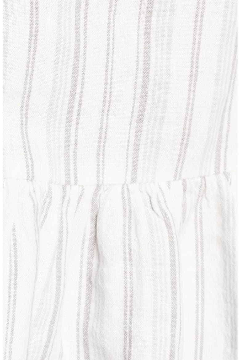 Cutout Peplum Tank Top, Alternate, color, IVORY VERIGATED LINEN STRIPE