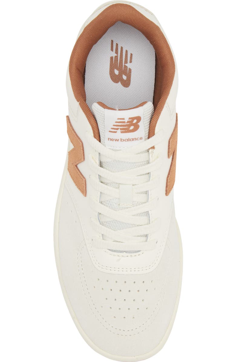New Balance BB80 Basketball Sneaker, Alternate, color, Sea Salt/ Walnut