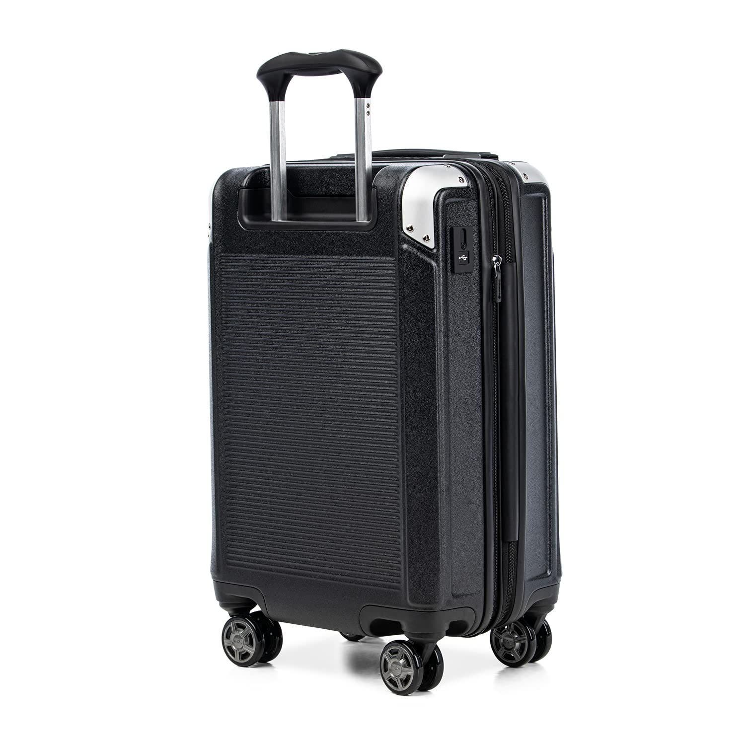 TRAVELPRO Platinum Elite Hardside Expandable Carry-on 21-Inch Spinner, Alternate, color, Shadow Black