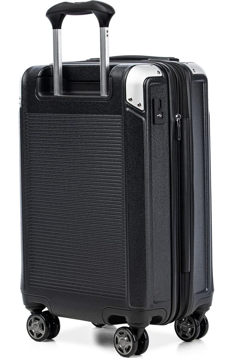 TRAVELPRO Platinum Elite Hardside Expandable Carry-on 21-Inch Spinner, Alternate, color, Shadow Black