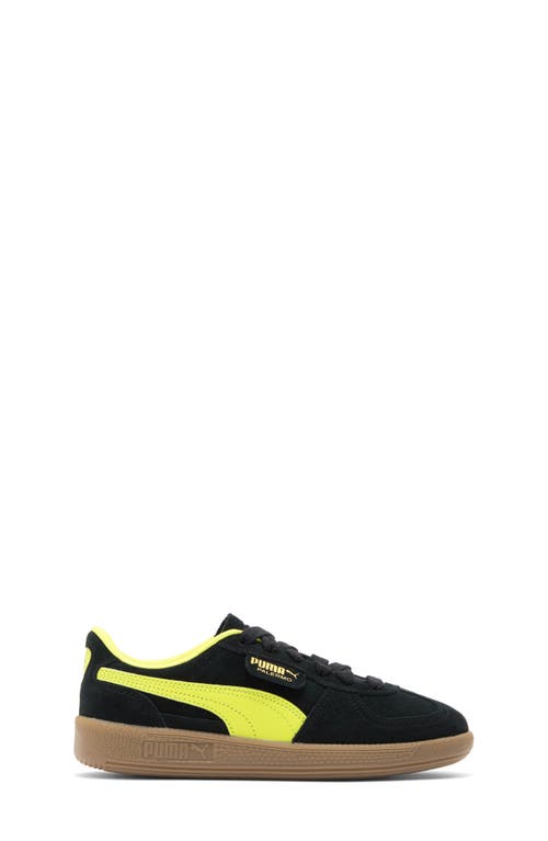 Puma Kids' Palermo Sneaker In Black-lemon Sherbert