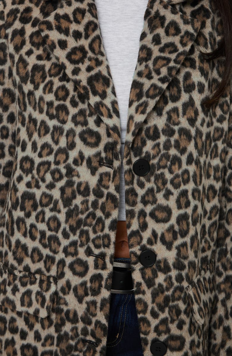 Princess Polly Cosmo Leopard Sport Coat, Alternate, color,