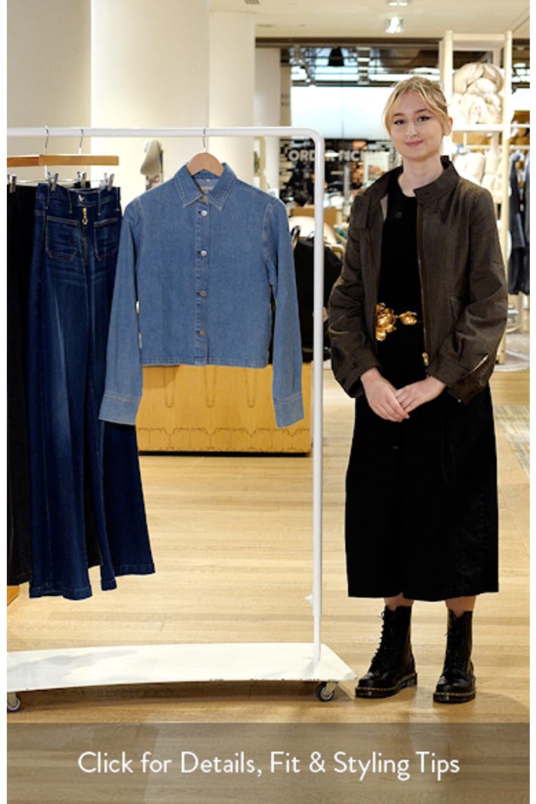 Montauk Aura Button-Up Denim Top video