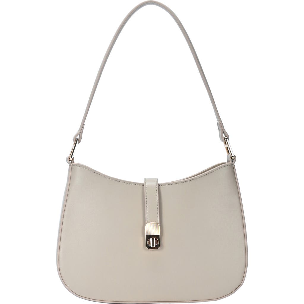 Mms Design Studio Buckle Tab Shoulder Strap In Taupe