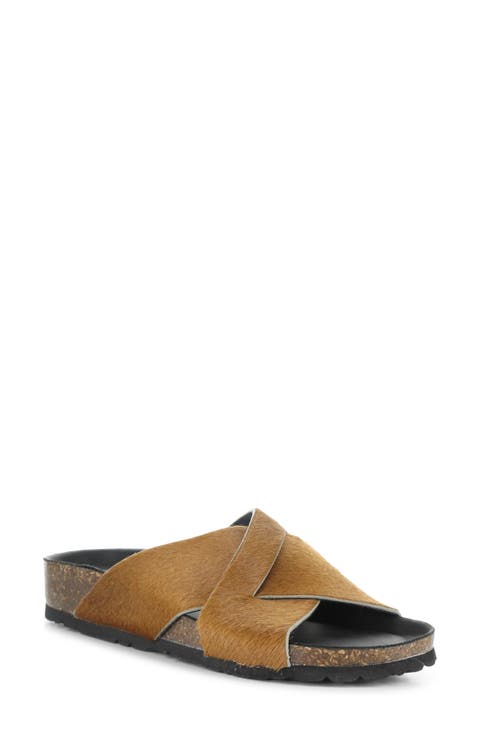 Suna Genuine Calf Hair Sandal (Women)