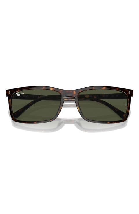 56mm Rectangular Sunglasses