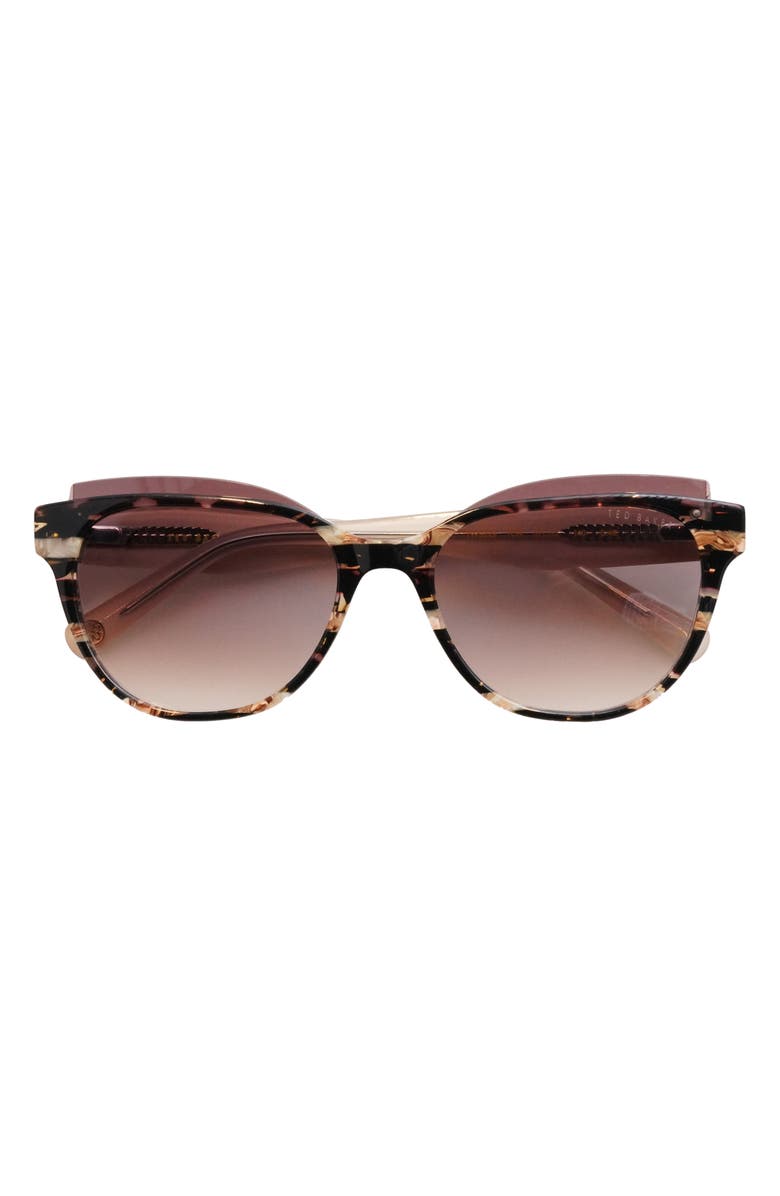 Ted Baker London 57mm Cat Eye Sunglasses, Main, color, 