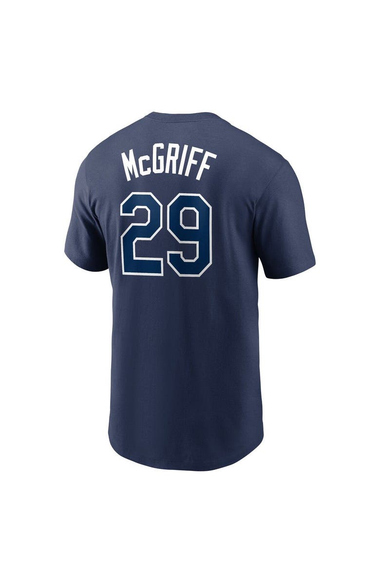 Nike Men's Nike Fred McGriff Navy Tampa Bay Rays Name & Number T-Shirt, Alternate, color,