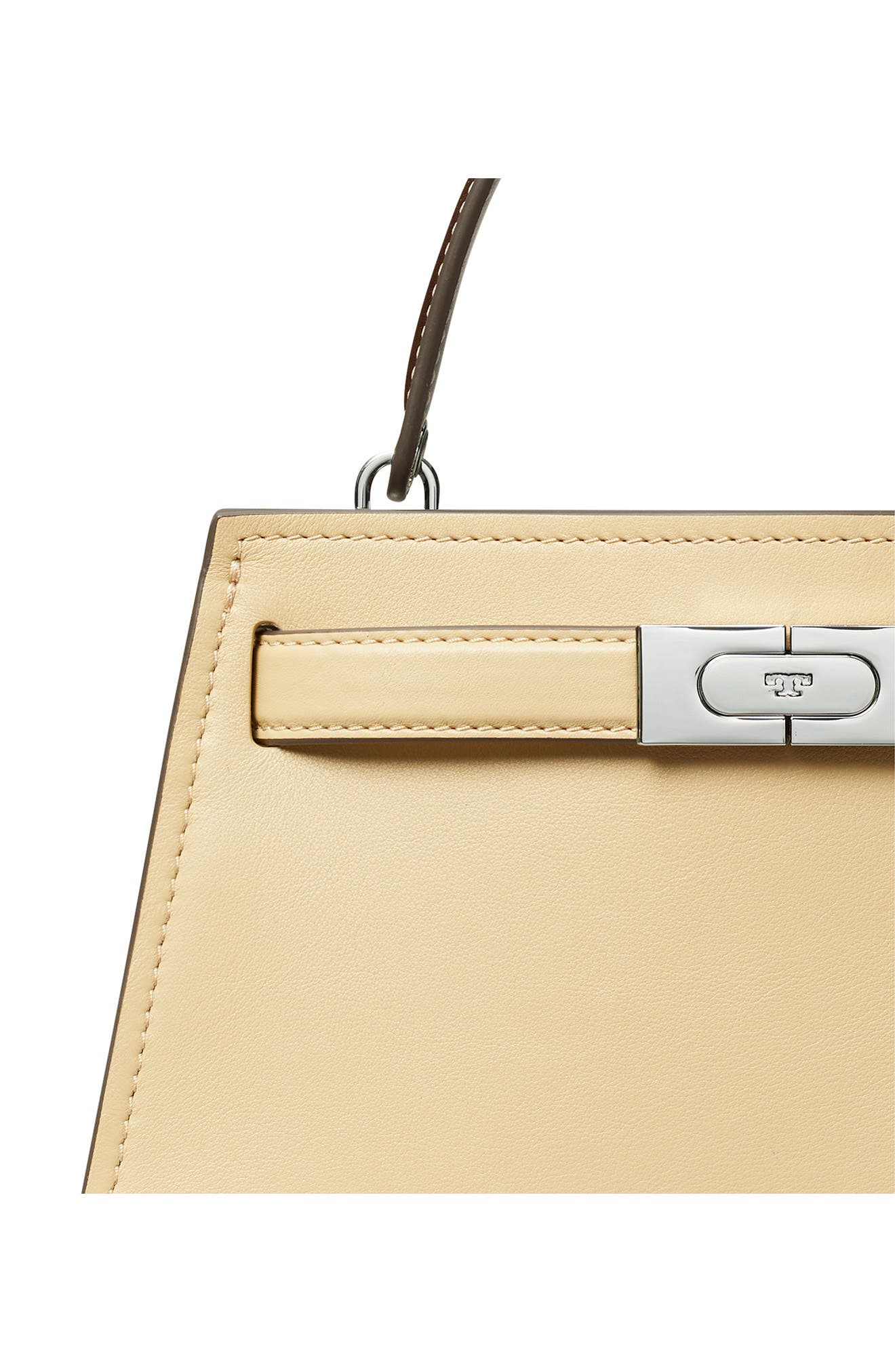 Tory Burch Petite Lee Radziwill Leather Double Bag, Alternate, color, 