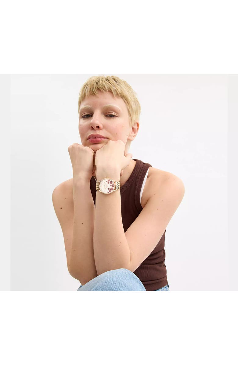 COACH Elliot Bracelet Watch, 36mm, Alternate, color, 