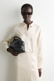 COS Button-down Collar Satin Shirt