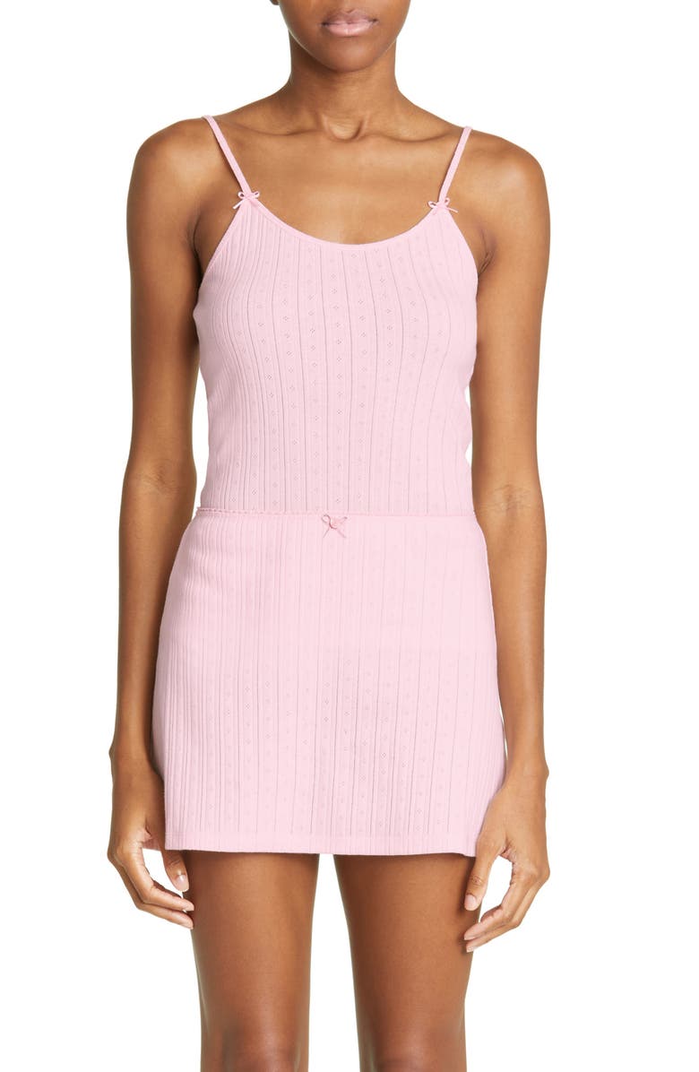 Paloma Wool Kamashi Pointelle Organic Cotton Tank, Main, color,