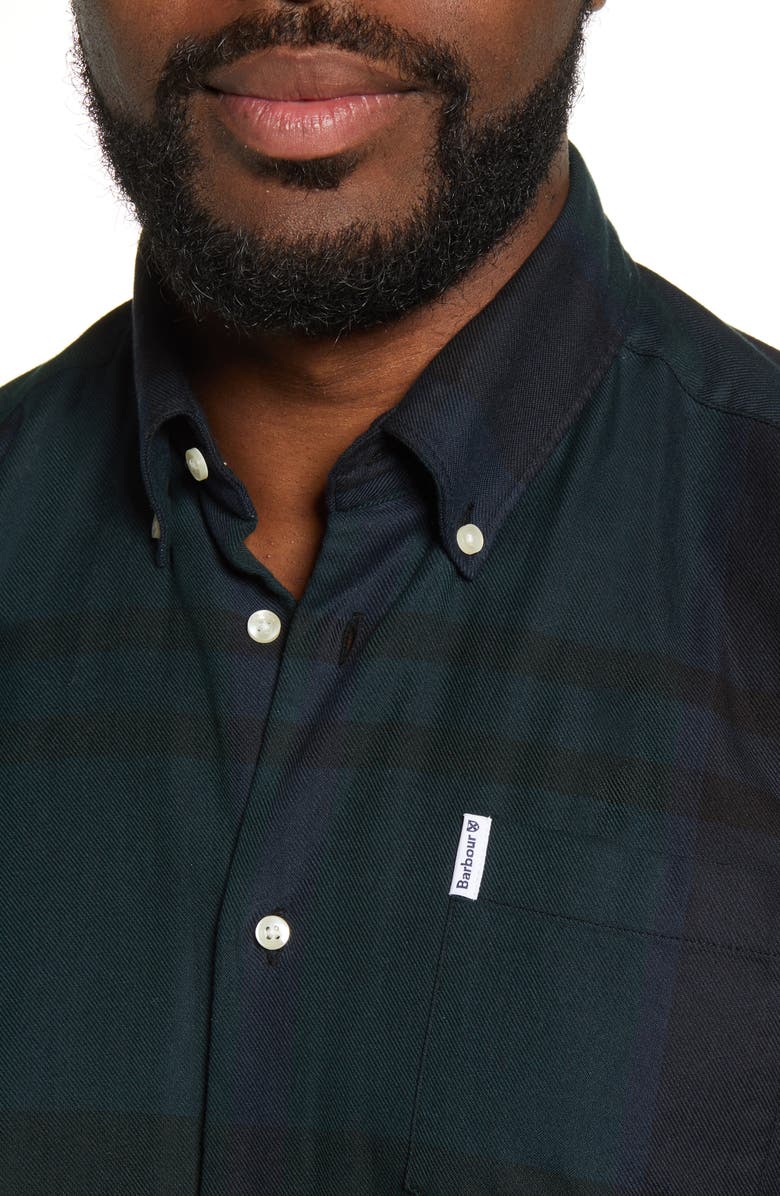 Barbour Dunoon Tailored Fit Button-Down Cotton Shirt, Alternate, color,