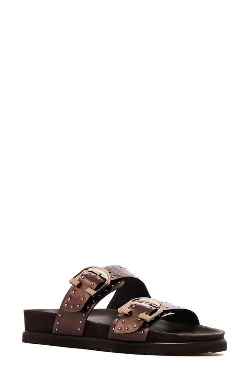 Frankie4 Deon Two-strap Sandal In Brown