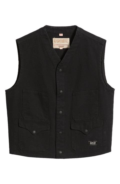 Cotton Canvas Utility Vest