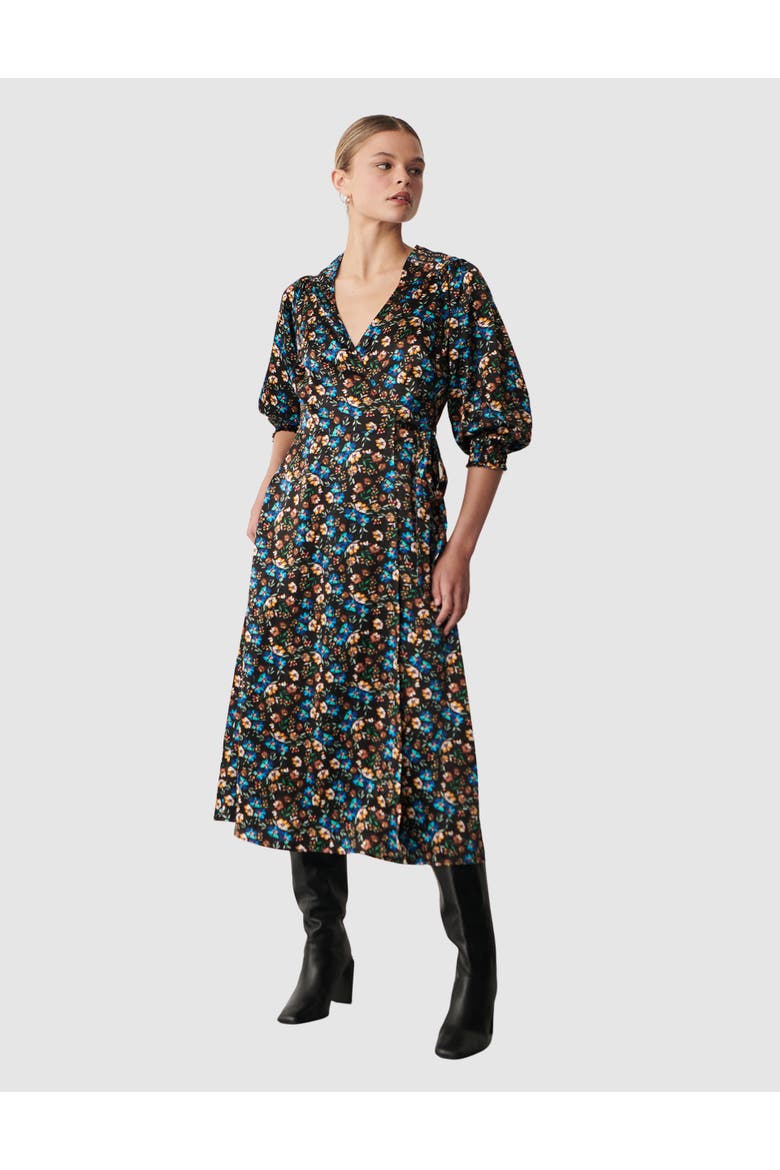 Kiera Floral Midi Dress, Main, color, Ditsy Floral